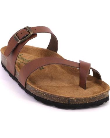 Sandales pour Femme AUTENTI 3572 ZUECOS O MULES DE MUJER PIEL CUERO
