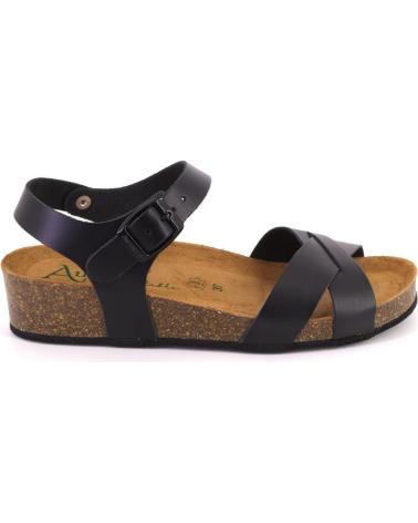 Sandales pour Femme AUTENTI 7656 SANDALIAS DE MUJER PIEL NEGRO