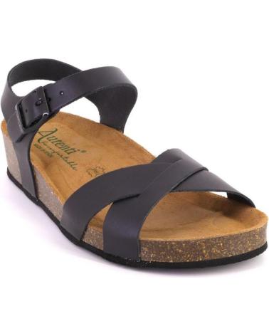Sandales pour Femme AUTENTI 7656 SANDALIAS DE MUJER PIEL NEGRO