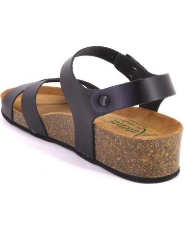Sandales pour Femme AUTENTI 7656 SANDALIAS DE MUJER PIEL NEGRO