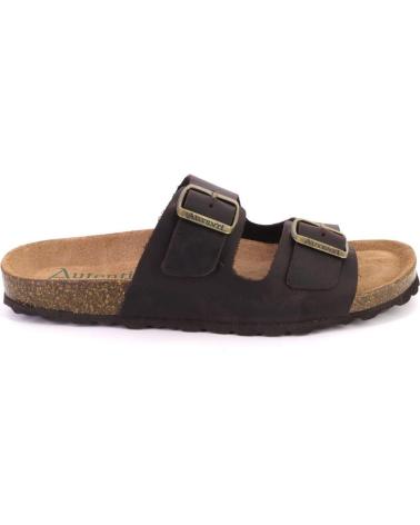 Sandales pour Homme AUTENTI 3195 ZUECOS O MULES DE HOMBRE PIEL MARRON