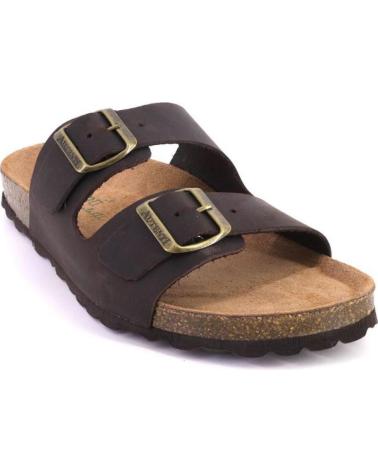 Sandales pour Homme AUTENTI 3195 ZUECOS O MULES DE HOMBRE PIEL MARRON