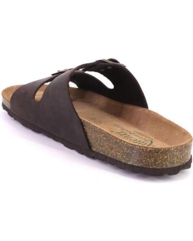 Sandales pour Homme AUTENTI 3195 ZUECOS O MULES DE HOMBRE PIEL MARRON