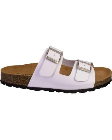 Sandales pour Femme AUTENTI 11096 ZUECOS O MULES DE MUJER PIEL BLANCO