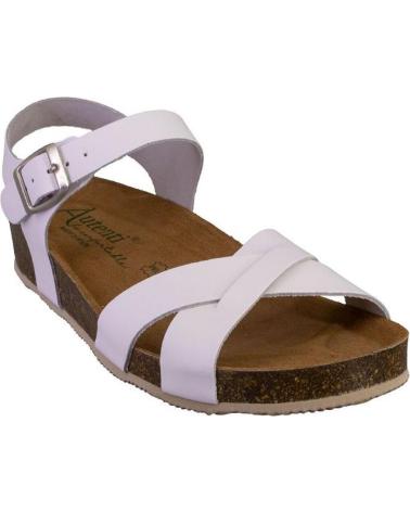 Sandales pour Femme AUTENTI 7656 SANDALIAS DE MUJER PIEL BLANCO