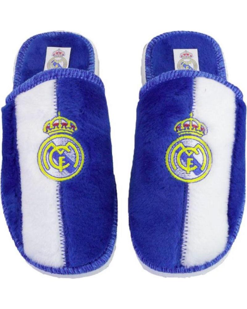 Hausschuhe für Damen und Herren und Mädchen und Junge ANDINAS 790-90 ZAPATILLAS DE CASA DE HOMBRE MA BLANCO Y AZUL