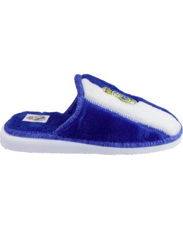 Hausschuhe für Damen und Herren und Mädchen und Junge ANDINAS 790-90 ZAPATILLAS DE CASA DE HOMBRE MA BLANCO Y AZUL
