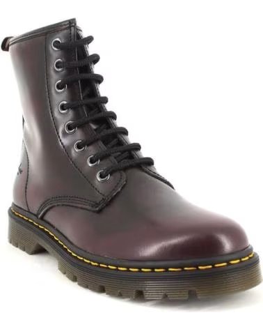 Botins de Mulher  ALEX BM2454 BOTAS PIEL CON LAZOS BURDEOS