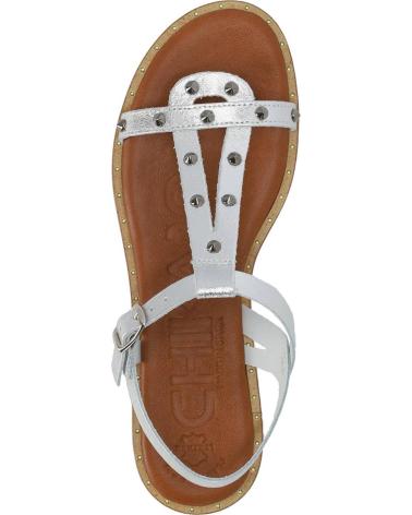 Sandales pour Femme CHIKA10 ALGARROBA 02 PLATA-METAL-METAL-SILVER
