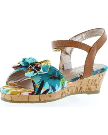 Sandalen für Mädchen URBAN 340093-B4600 MU T BLUE-NATURAL