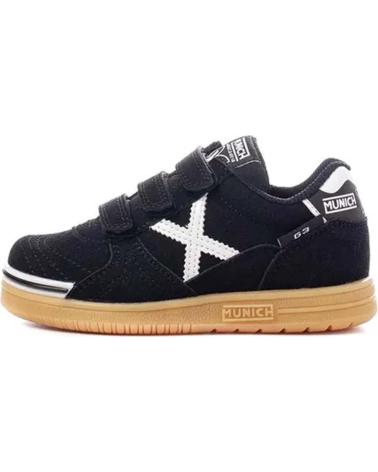 Sapatilhas de Menina e Menino MUNICH G3 KID PROFIT VELCRO 1514008 NEGRO NEGRO