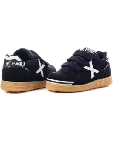Sapatilhas de Menina e Menino MUNICH G3 KID PROFIT VELCRO 1514008 NEGRO NEGRO