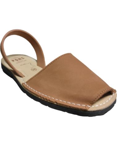 Sandalen für Damen AVARCA PONS 596F CAMEL VARIOS COLORES
