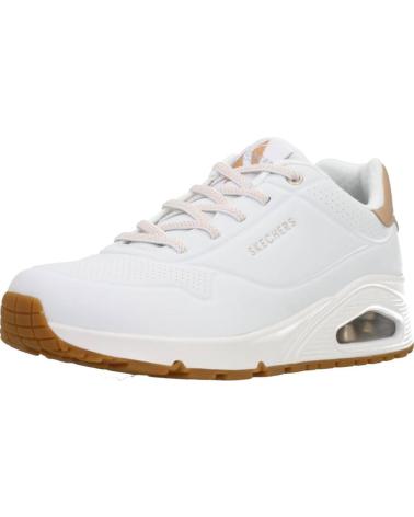 SKECHERS ZAPATILLAS MUJER MODELO SHIMMER AWAY COLOR BLANCO WHT