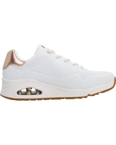 SKECHERS ZAPATILLAS MUJER MODELO SHIMMER AWAY COLOR BLANCO WHT