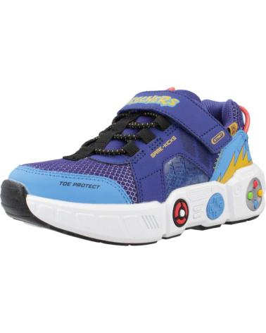 Sportivo per Bambina e Bambino SKECHERS ZAPATILLAS NINO MODELO 402260L COLOR AZUL RYMT