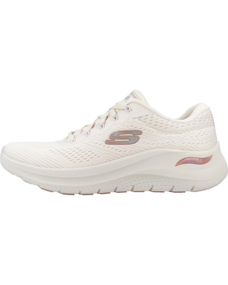 Tênis-casuais-para-mulheres-SKECHERS-ZAPATILLAS-MUJER-MODELO-ARCH-FIT-2-0-COLOR-BEIS-NTMT