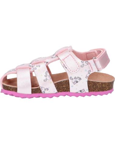 Sandali per Bambina GEOX B252RA 000NF B CHALKI C0808 LT PINK-FUCHSIA