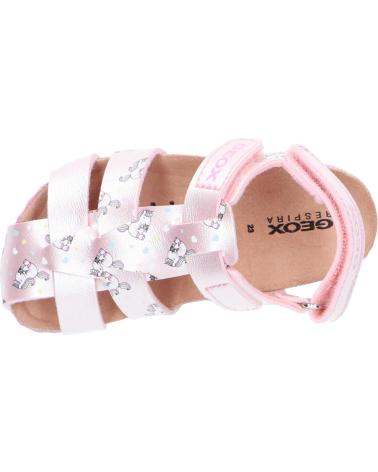 Sandali per Bambina GEOX B252RA 000NF B CHALKI C0808 LT PINK-FUCHSIA