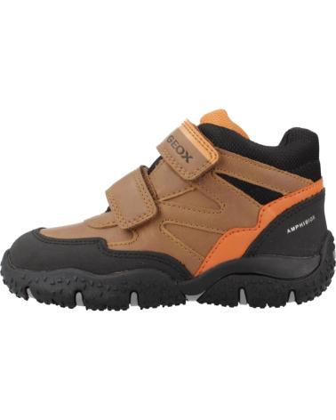 boy Mid boots GEOX BOTAS NINO MODELO B BALTIC BOY B ABX COLOR MARRON C6556