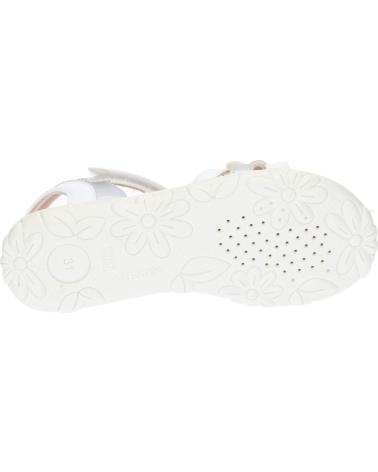 Sandali per Bambina GEOX J258ZA 054AJ J S HAITI C0007 WHITE-SILVER