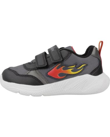 girl and boy Trainers GEOX ZAPATILLAS NINO MODELO B SPRINTYE BOY COLOR GRIS C0048