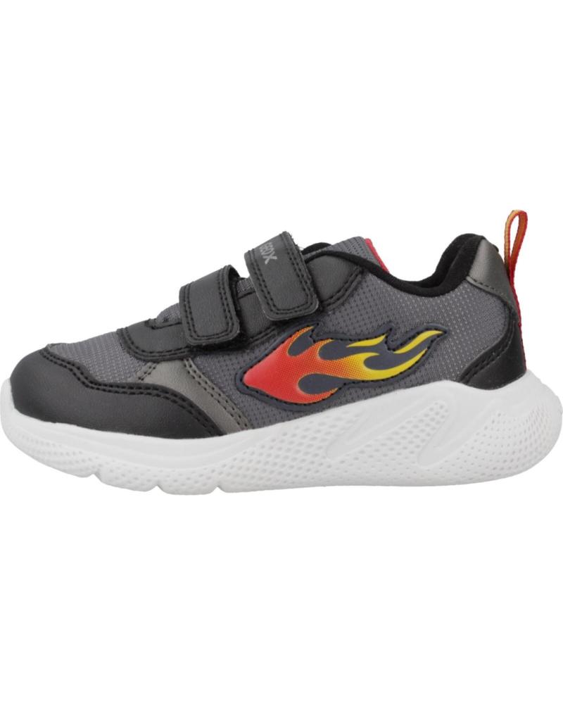 Sneaker für Mädchen und Junge GEOX ZAPATILLAS NINO MODELO B SPRINTYE BOY COLOR GRIS C0048