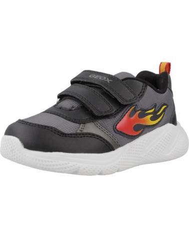 Sneaker für Mädchen und Junge GEOX ZAPATILLAS NINO MODELO B SPRINTYE BOY COLOR GRIS C0048