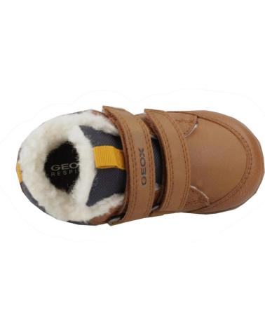 Sapatos de Menina e Menino GEOX ZAPATOS B ELTHAN COLOR MARRON CR6F4 CR6F4
