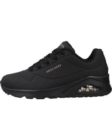 SKECHERS ZAPATILLAS MUJER MODELO UNO -STAND ON AIR COLOR NEGRO BBK