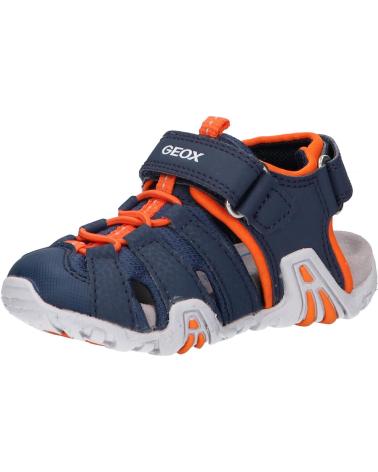 Sandalias de Niño GEOX B1524A 0CE15 B KRAZE C0659 NAVY-ORANGE