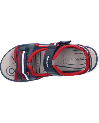 boy Sandals GEOX J25DRA 0BC14 J MARATEA C0735 NAVY-RED