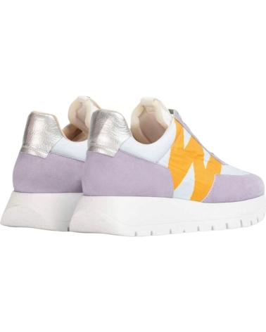 Sportivo per Donna WONDERS ZAPATILLAS MULTICOLOR CASUAL ANTE-NYLON-LAVANDA-BLANCO