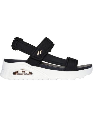 Sandalias de Mujer SKECHERS UNO SANDAL NEGRA NEGRO