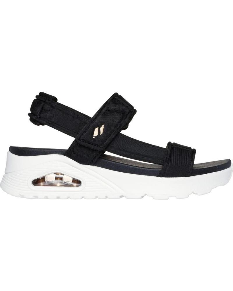 Sandales pour Femme SKECHERS UNO SANDAL NEGRA NEGRO
