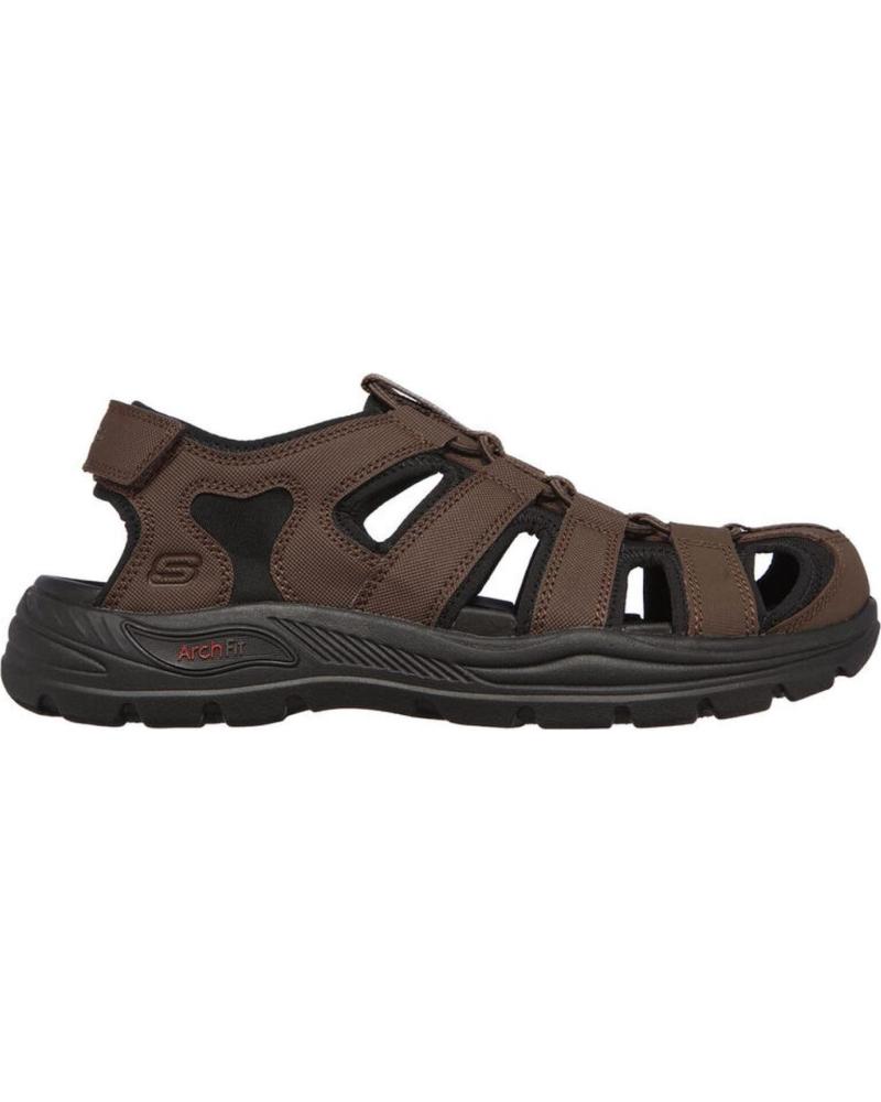 Sandálias de Homem SKECHERS SANDALIAS ARCH FIT MOTLET SD V MARRóN