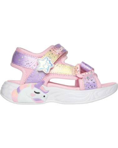 SKECHERS SANDALIAS S-LIGHTS UNICORN DR LILA