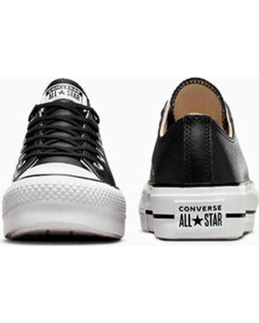 CONVERSE - CHUCK TAYLOR ALL STAR PLATFORM CLEAN LEATHER 561681C – Z NEGRO