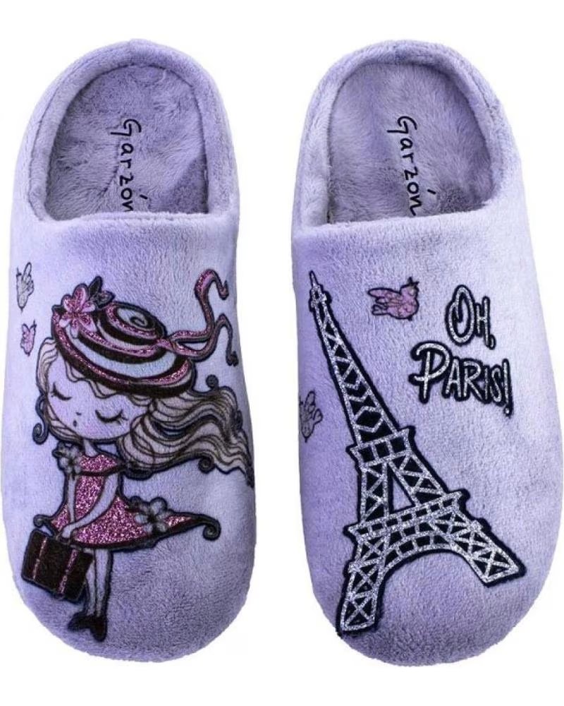 Calzado de casa de Mujer garzon 7309 247 ZAPATILLAS DE CASA DE MUJER GRIS GRIS