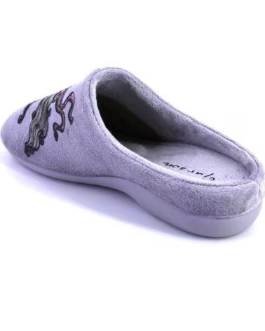 Calzado de casa de Mujer garzon 7309 247 ZAPATILLAS DE CASA DE MUJER GRIS GRIS