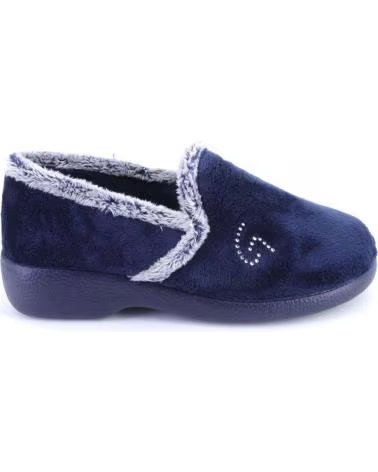 Pantoufles pour Femme garzon 3843 ZAPATILLAS DE CASA CERRADA DE MUJER AZUL MARINO AZUL MARINO