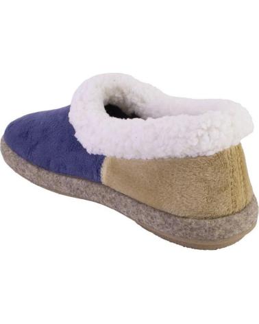 Pantofole per Donna COSDAM 12026 ZAPATILLAS DE CASA CERRADA DE MUJER AZUL