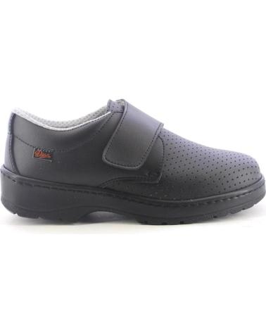 Scarpe per Donna DIAN MILAN ZAPATOS DE MUJER PIEL CON VELCRO NEGRO