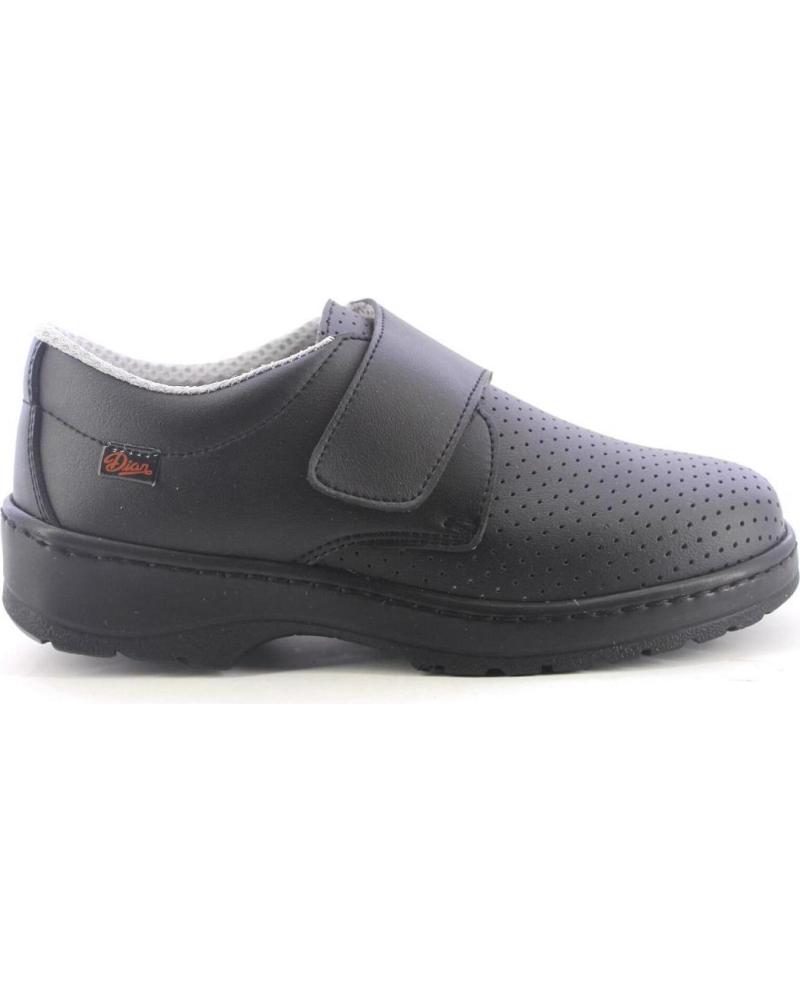 Scarpe per Donna DIAN MILAN ZAPATOS DE MUJER PIEL CON VELCRO NEGRO