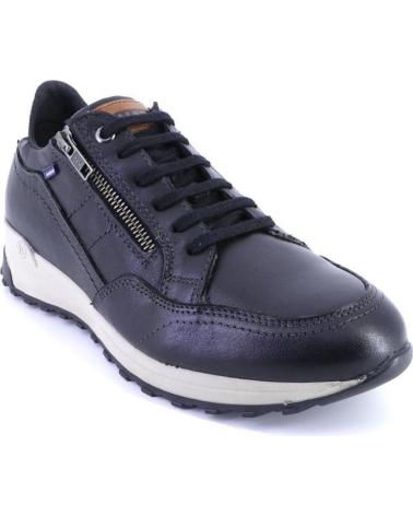 Sportivo per Uomo BAERCHI 1300 ZAPATILLAS CASUAL DE HOMBRE PIEL NEGRO