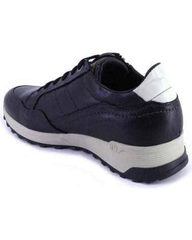 Sportivo per Uomo BAERCHI 1300 ZAPATILLAS CASUAL DE HOMBRE PIEL NEGRO