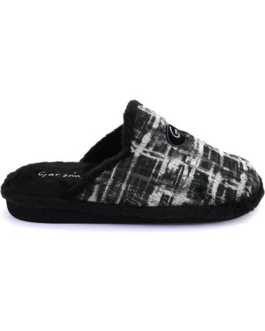 Pantoufles pour Homme GARZON P351 294 ZAPATILLAS DE CASA DE HOMBRE NEGRO