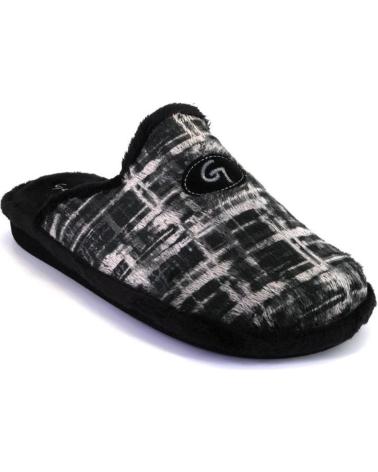 Pantoufles pour Homme GARZON P351 294 ZAPATILLAS DE CASA DE HOMBRE NEGRO