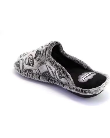 Hausschuhe für Herren cosdam 1490 ZAPATILLAS DE CASA DE HOMBRE NEGRO NEGRO