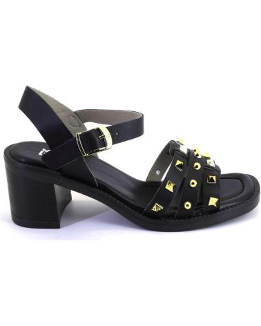 Sandali per Donna DORKING D9066 SANDALIAS DE MUJER PIEL CON TACHAS NEGRO
